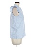 Shein 100% Polyester Blue Sleeveless Blouse Size 6 - photo 4