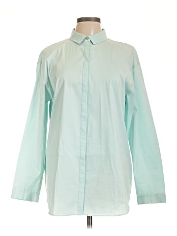 Lafayette 148 New York Long Sleeve Button-Down Shirt (view 1)