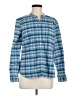 L.L.Bean 100% Cotton Blue Long Sleeve Button-Down Shirt Size M - photo 1