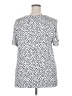 Alfani Polka Dots White Short Sleeve T-Shirt Size XXL - photo 2
