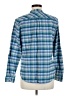L.L.Bean 100% Cotton Blue Long Sleeve Button-Down Shirt Size M - photo 2