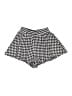 Shein Checkered-gingham Black Shorts Size 4 - photo 1