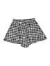 Shein Checkered-gingham Black Shorts Size 4 - photo 2