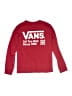Vans 100% Cotton Red Long Sleeve T-Shirt Size S (youth) - photo 1