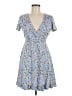 SO Floral Blue Casual Dress Size M - photo 1