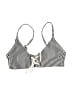 Xhilaration Stripes Ivory Swimsuit Top Size S - photo 1
