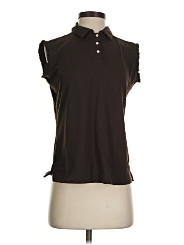 Lady Hagen Sleeveless Button-Down Shirt (view 1)