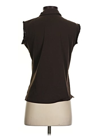 Lady Hagen Sleeveless Button-Down Shirt (view 2)