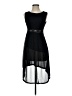 Divided by H&M 100% Polyester Solid Black Cocktail Dress Size S - photo 1