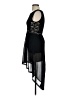 Divided by H&M 100% Polyester Solid Black Cocktail Dress Size S - photo 5