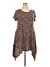 rue21 Print Brown Casual Dress Size 2X - photo 1