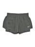 Nike 100% Polyester Gray Athletic Shorts Size M - photo 1