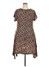 rue21 Print Brown Casual Dress Size 2X - photo 2