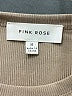 Pink Rose Tan Short Sleeve Turtleneck Size M - photo 7