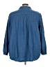 Terra & Sky 100% Cotton Blue Denim Jacket Size 4X - photo 2
