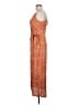L Space 100% Viscose Orange Cocktail Dress Size 12 - photo 5