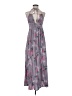 BECKEN Floral Gray Cocktail Dress Size S - photo 1