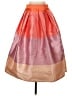 Chicwish 100% Polyester Color Block Orange Formal Skirt Size S - photo 1