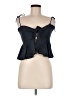 Skylar + Madison 100% Rayon Blue Black Tank Top Size M - photo 1