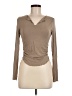 LUYAA Tan Long Sleeve Top Size M - photo 1