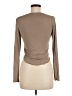 LUYAA Tan Long Sleeve Top Size M - photo 2