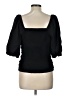Gap Black 3/4 Sleeve Blouse Size L (tall) - photo 2