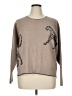 CAbi Animal Print Tan Pullover Sweater Size XL - photo 1