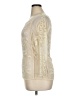 Express 100% Nylon Ivory 3/4 Sleeve Top Size M - photo 5