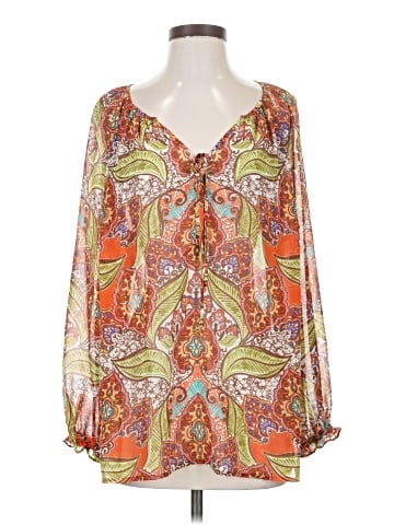 Charter Club Long Sleeve Blouse (view 1)