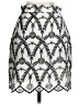 Minkpink Graphic Silver Formal Skirt Size S - photo 1