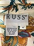 Russ 100% Polyester Floral Ivory 3/4 Sleeve Blouse Size 14 - photo 7