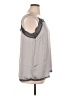 CAbi 100% Polyester Gray Sleeveless Blouse Size XL - photo 4