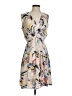 Amour Vert 100% Polyester Print Gray Cocktail Dress Size S - photo 1