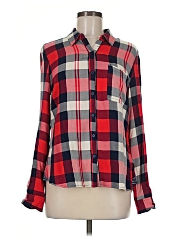 Buttons Long Sleeve Button-Down Shirt (view 1)