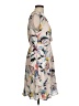 Amour Vert 100% Polyester Print Gray Cocktail Dress Size S - photo 4