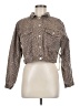Cali 100% Cotton Animal Print Brown Jacket Size M - photo 1