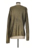 Majestic Filatures Metallic Gold Silk Pullover Sweater Size 4 - photo 2