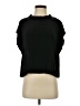 Splendid 100% Silk Black Short Sleeve Turtleneck Size S - photo 1