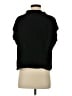 Splendid 100% Silk Black Short Sleeve Turtleneck Size S - photo 2