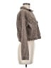Cali 100% Cotton Animal Print Brown Jacket Size M - photo 4