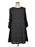 Sandra Darren Houndstooth Gray Casual Dress Size XL - photo 1