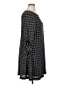 Sandra Darren Houndstooth Gray Casual Dress Size XL - photo 4