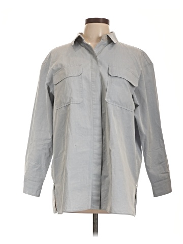 Lafayette 148 New York 3/4 Sleeve Button-Down Shirt (view 1)