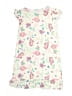 Unbranded 100% Polyester Floral Ivory Dress Size 8 - photo 1