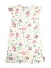 Unbranded 100% Polyester Floral Ivory Dress Size 8 - photo 2