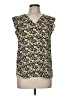 Ann Taylor LOFT 100% Polyester Yellow Sleeveless Blouse Size M - photo 1
