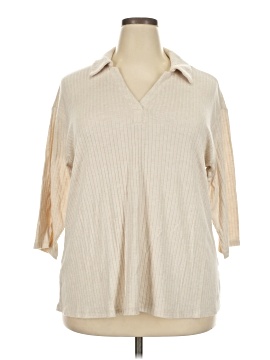 Lane Bryant Long Sleeve Polo