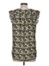 Ann Taylor LOFT 100% Polyester Yellow Sleeveless Blouse Size M - photo 2