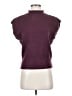 Ann Taylor Solid Burgundy Sweater Vest Size S - photo 1