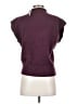 Ann Taylor Solid Burgundy Sweater Vest Size S - photo 2